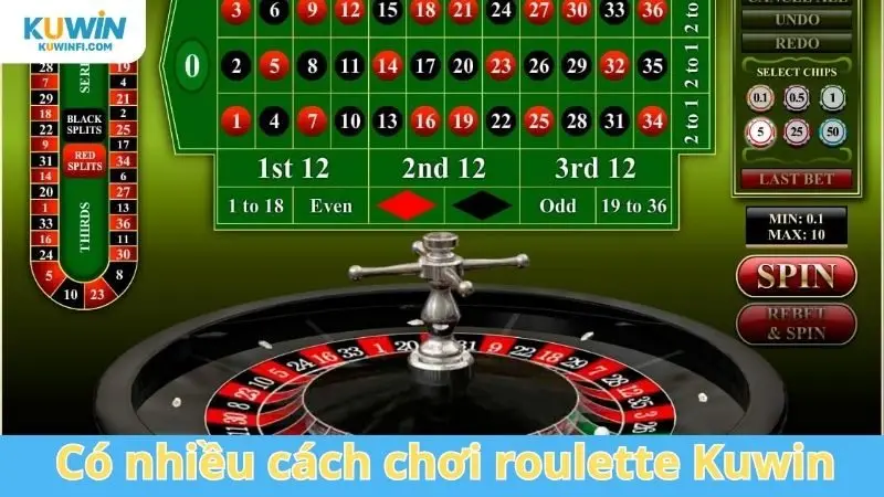 Có nhiều cách chơi roulette Kuwin